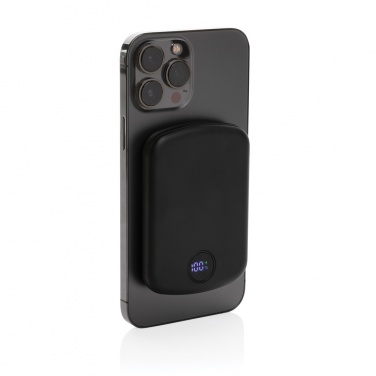 Logotrade dāvanas foto: MagBoost RCS pārstrādāta plastmasas 5000 mah magnētiskā jaudas banka