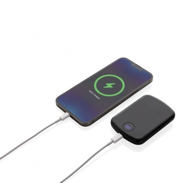 Logotrade Ideja dāvanas foto: MagBoost RCS pārstrādāta plastmasas 5000 mah magnētiskā jaudas banka