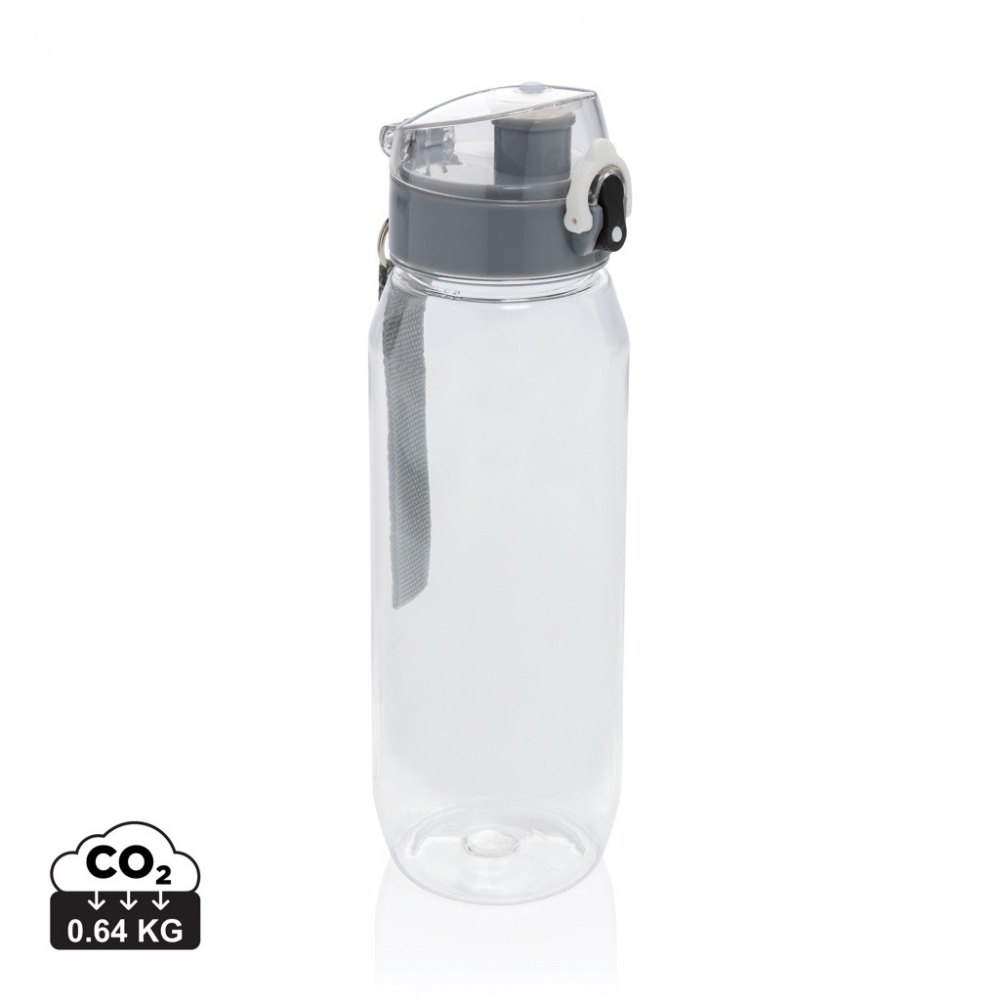 Logotrade biznesa dāvanas foto: Yide RCS Recycled PET hermētiska slēdzama ūdens pudele 800ml