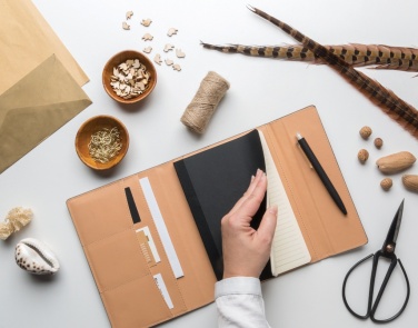 Logotrade biznesa dāvanas foto: A5 Deluxe dizaina piezīmjdatora vāciņš