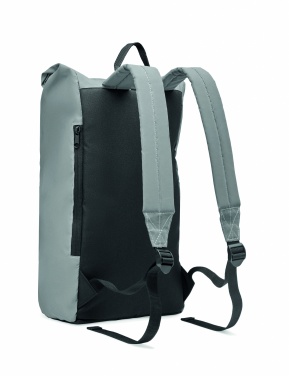 Logotrade korporatīvās dāvanas foto: Atstarojoša Rolltop mugursoma