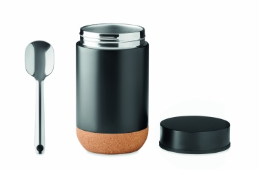 Logotrade biznesa dāvanas foto: Divsienu uzglabāšanas burka 400 ml