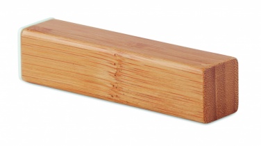 Logotrade dāvanas foto: Bambusa jaudas banka 2200 mAh POWERBAM