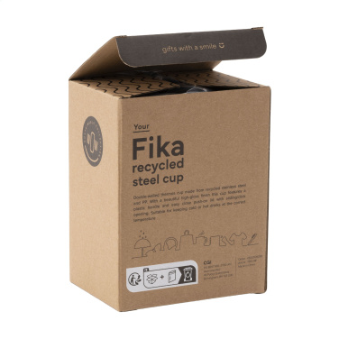 Logotrade ziemassvētku dāvanas foto: Fika RCS Recycled Steel Cup 400 ml termokauss