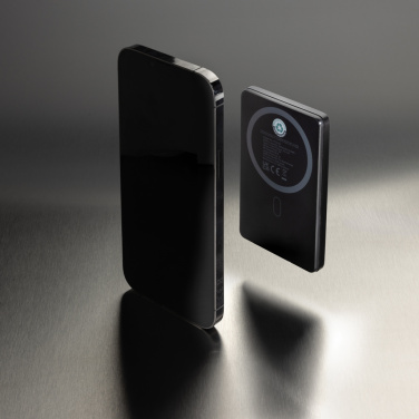 Logotrade biznesa dāvanas foto: Orion RCS pārstrādāta alumīnija 5000 mah 5 W magnētiskā jaudas banka