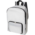 EcoFold RPET saliekamā mugursoma 15L, Balts