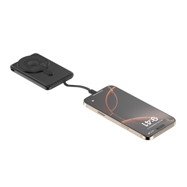 Logotrade logo dāvanas foto: Urban Vitamin Redwood 5in1 5000mah 20W PD magnētiskā jaudas banka