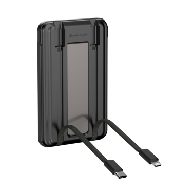 Logotrade dāvanas foto: Urban Vitamin Redwood 5in1 5000mah 20W PD magnētiskā jaudas banka