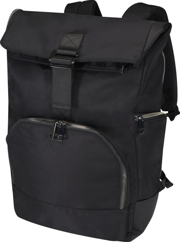 Logotrade dāvanas foto: Rhine 15” GRS pārstrādāta rolltop mugursoma 18L