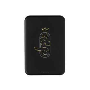Logotrade logo dāvanas foto: Amporia RCS pārstrādātas plastmasas 10.000mAh magnētiskā pārnēsājamā baterija