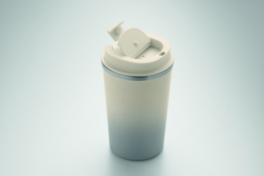 Logotrade biznesa dāvanas foto: Dubultsienu glāze 350 ml