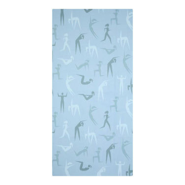 Logotrade ziemassvētku dāvanas foto: Daisy mikrošķiedras dvielis ar sublimācijas druku 70 × 140 cm