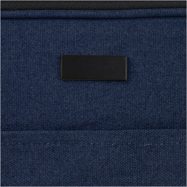 Логотрейд pекламные продукты картинка: Чехол для 14-дюймового ноутбука Joey объемом 2 л из брезента, переработанного по стандарту GRS