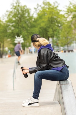 Логотрейд pекламные продукты картинка: Кепка водителя грузовика Impact AWARE™ из хлопка с начесом, 5 панелей, 190 г