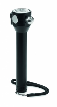 Лого трейд бизнес-подарки фото: 3-в-1 алюминиевый фонарь с аварийным молотком и резаком для ремня безопасности, с возможностью нанесения индивидуальной печати