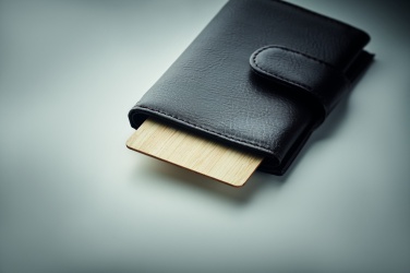 Логотрейд бизнес-подарки картинка: Карта RFID из бамбука