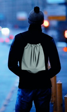 Логотрейд pекламные продукты картинка: Рюкзак на шнурках светоотраж