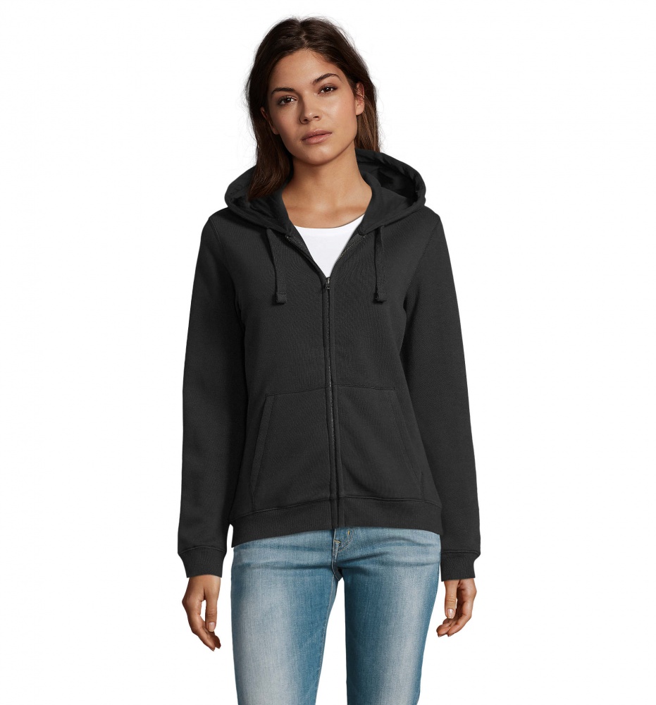 Логотрейд pекламные cувениры картинка: SPIKE WOMEN ZIP HOOD SWEAT