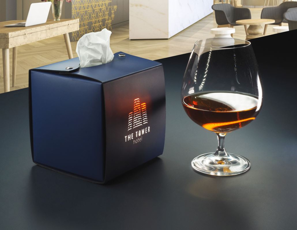 Логотрейд pекламные подарки картинка: Коробка для платков 1199094