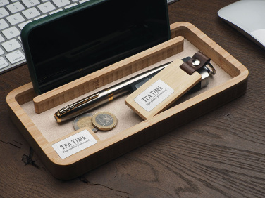 Логотрейд бизнес-подарки картинка: Деревянный настольный органайзер 1818292