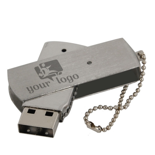 Логотрейд pекламные продукты картинка: Металлическая USB-флешка
