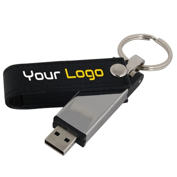 Логотрейд pекламные подарки картинка: Металлическая USB-флешка