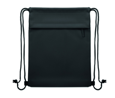Логотрейд pекламные продукты картинка: Drawstring bag in 600D RPET