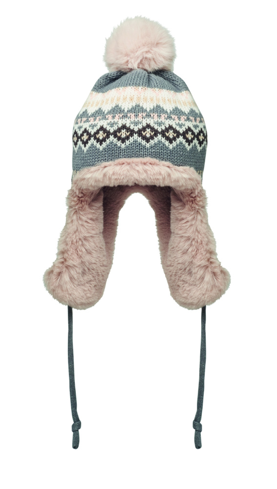Логотрейд бизнес-подарки картинка: Knitted beanie with ear flap