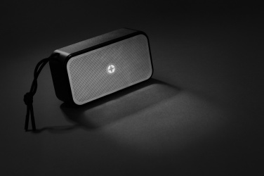 Логотрейд бизнес-подарки картинка: Низкочастотный динамик Swiss Peak RCS из переработанного алюминия мощностью 10 Вт