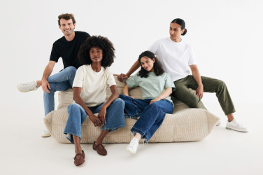 Логотрейд pекламные cувениры картинка: Футболка IQONIQ Nikko из плотного переработанного хлопка