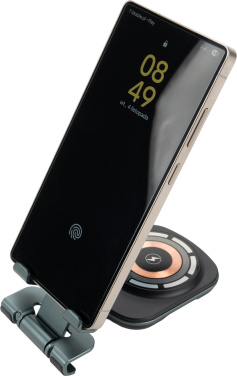 Логотрейд pекламные продукты картинка: Держатель телефона с беспроводным зарядным устройством