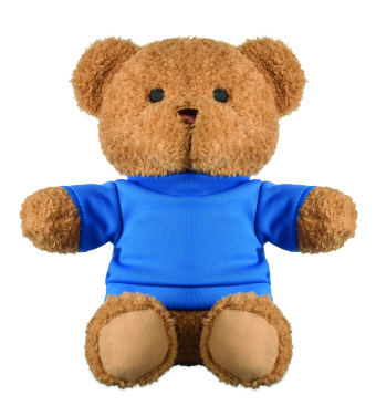 Логотрейд pекламные cувениры картинка: Teddy bear with t-shirt 23 cm