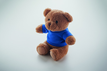 Логотрейд pекламные подарки картинка: Teddy bear with t-shirt 23 cm