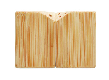 Лого трейд pекламные продукты фото: Bamboo salt & pepper set