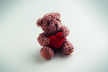 Логотрейд pекламные подарки картинка: Teddy bear plush with heart