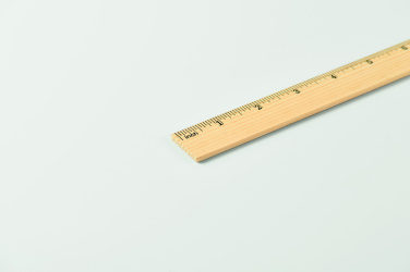 Логотрейд pекламные подарки картинка: Wooden ruler 30cm