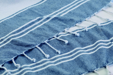 Лого трейд бизнес-подарки фото: Beach bag with hammam towel