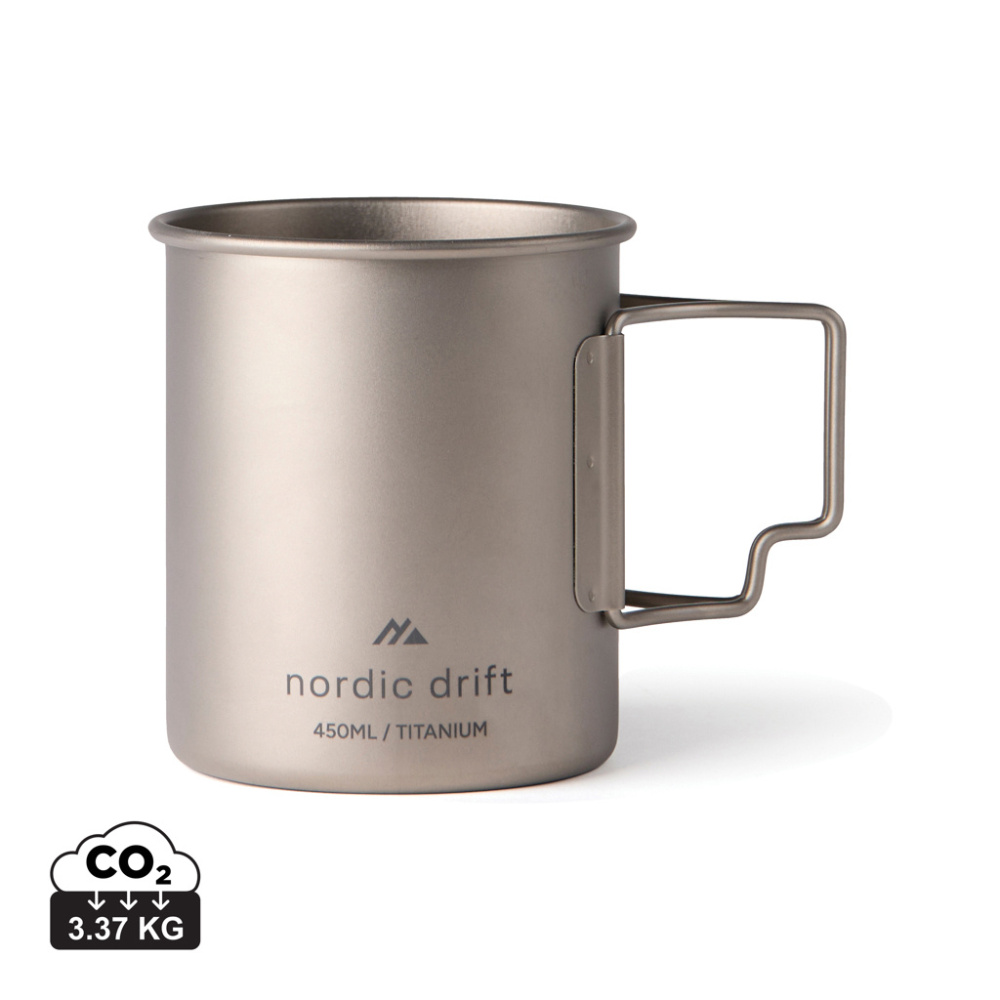 Лого трейд pекламные продукты фото: Кружка Nordic Drift Trail Ultra Light Titanium 450 мл