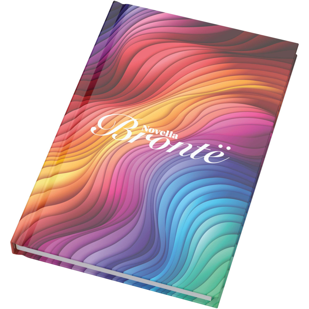Логотрейд бизнес-подарки картинка: Novella Brontë блокнот формата А5 в глянцевой, твердой обложке