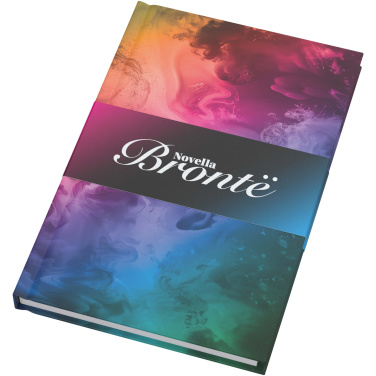 Лого трейд pекламные подарки фото: Novella Brontë блокнот формата А5 в твердой матовой обложке - 100 листов