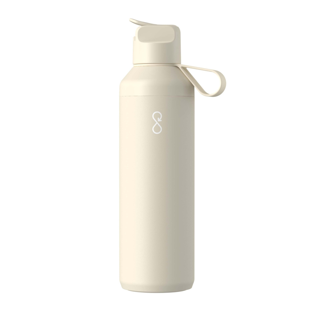 Логотрейд pекламные продукты картинка: Бутылка для воды Ocean Bottle Peak GO 710 мл из переработанной нержавеющей стали