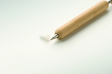 Логотрейд pекламные продукты картинка: Bamboo star ball pen