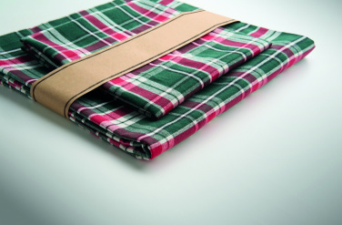 Логотрейд pекламные подарки картинка: Chequer cotton tablecloth set