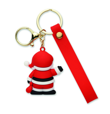 Лого трейд pекламные cувениры фото: Santa keyring bag charm