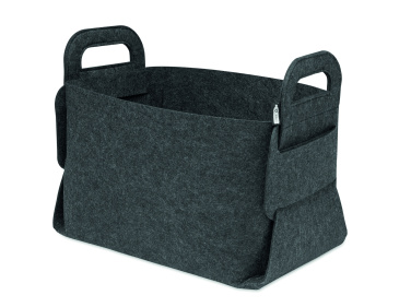 Лого трейд pекламные продукты фото: Foldable RPET felt basket