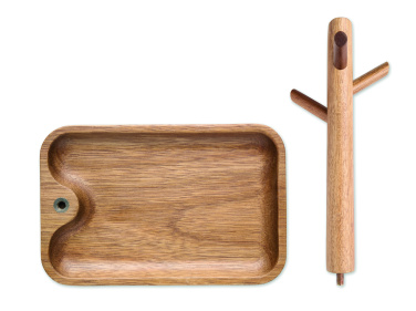 Лого трейд pекламные cувениры фото: Acacia wood key tray holder