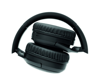 Лого трейд pекламные cувениры фото: Foldable headphones in pouch