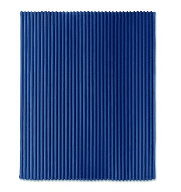 Логотрейд pекламные cувениры картинка: RPET fleece striped blanket