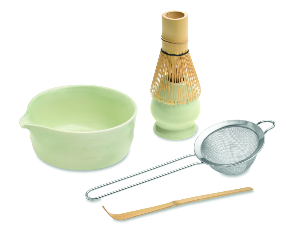 Лого трейд pекламные продукты фото: Matcha set 5 pcs