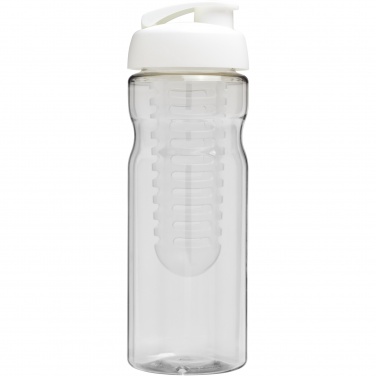 Logotrade kampanjprodukter bild: H2O Active® Base 650 ml sportflaska med uppfällbart lock och fruktbehållare